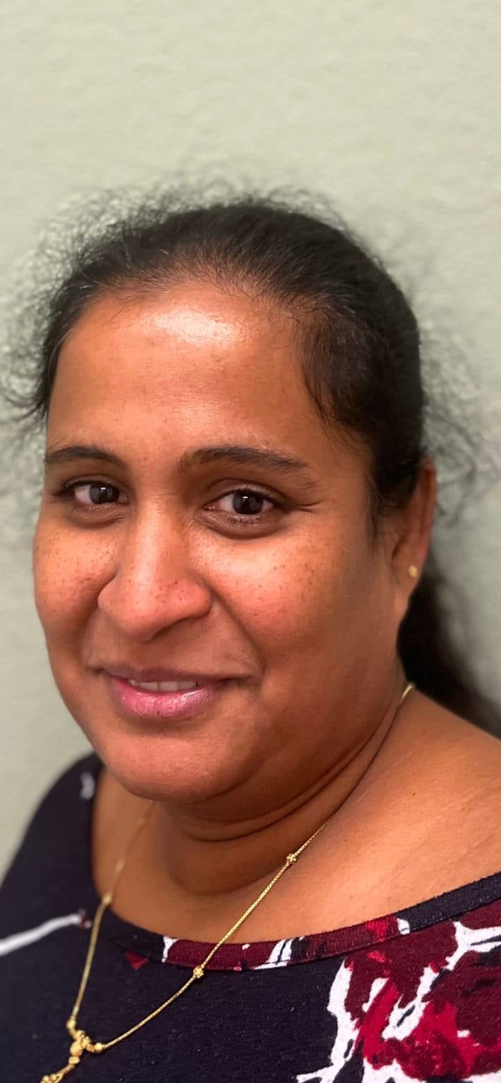 Foto van Mw. T. Thiyagarajah